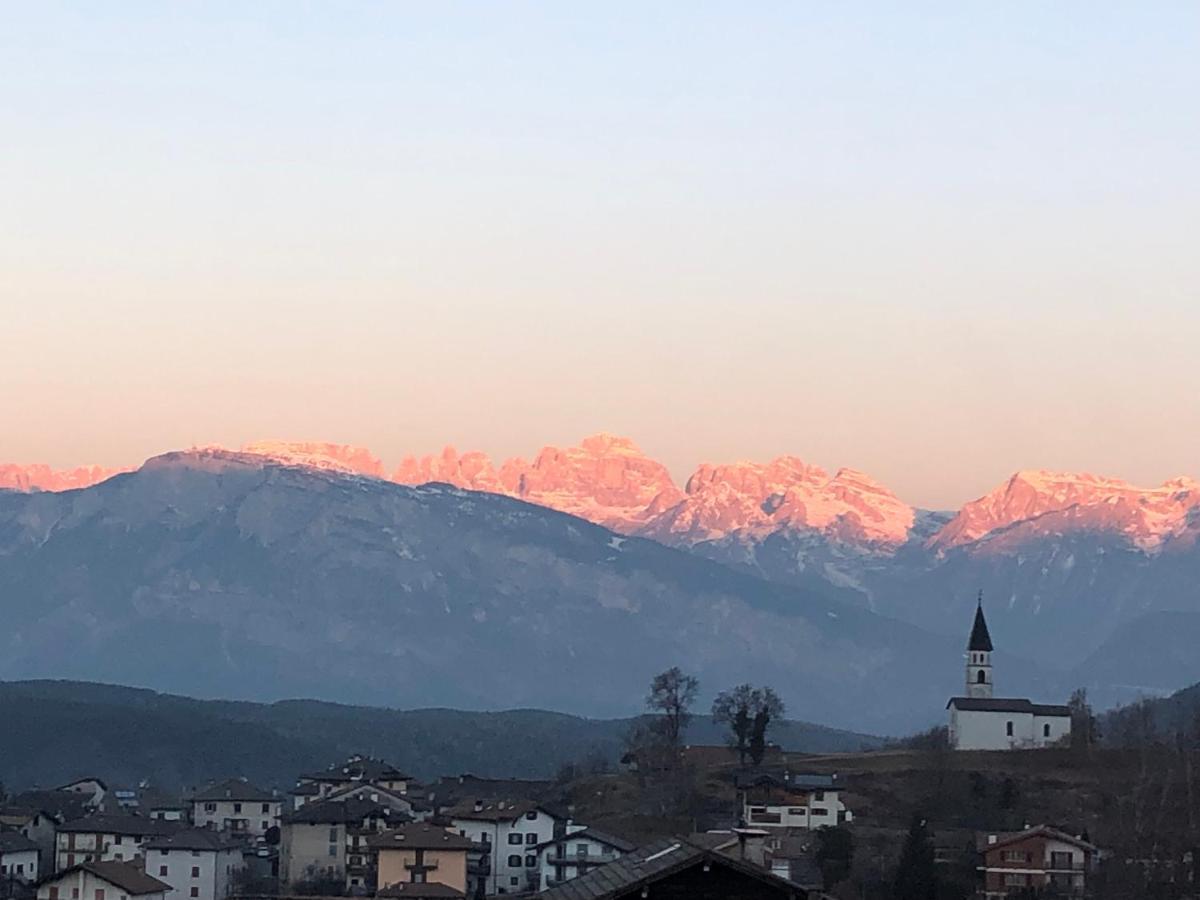 Appartamento Luminoso, Giardino, Vista Dolomiti. Базельга-ди-Пине Экстерьер фото